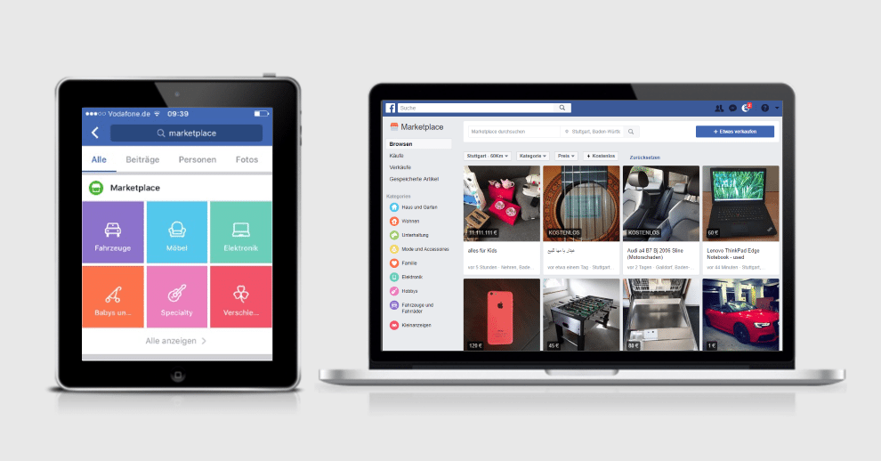 Facebook Marketplace - Facebooks offizielles Verkaufsportal